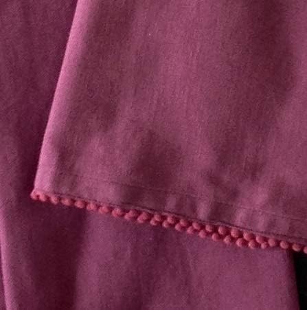 TARAN LIVING Grape Cotton Kitchen Cloths - Pack of 6 (6 Count, 3"x4")