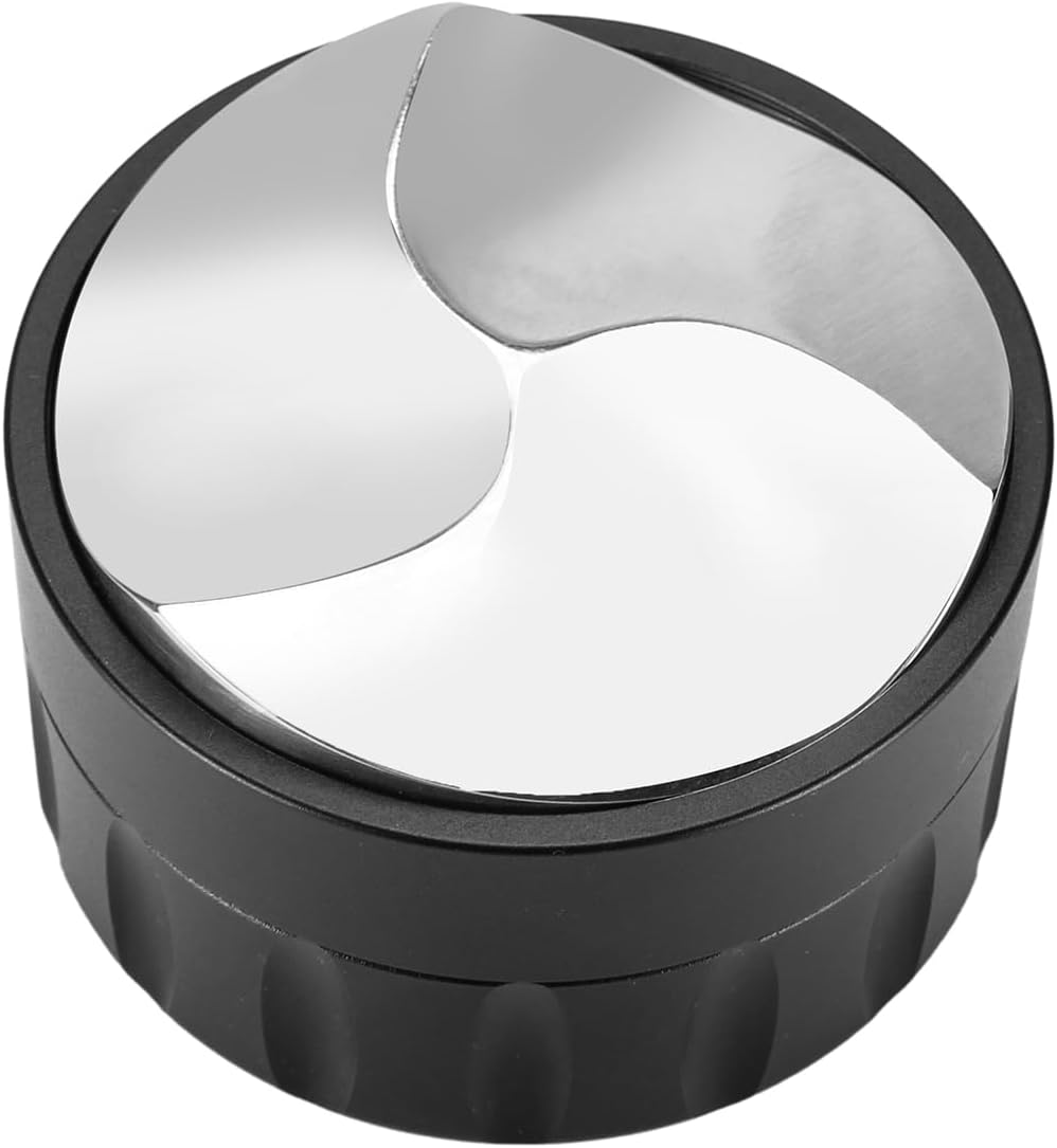 58.35mm Gravity Coffee Distribution Tool, Gravity Adaptive Coffee Distributor, Anti-slip Espresso Leveler, Barista Espresso Accessories, 304 Stainless Steel base