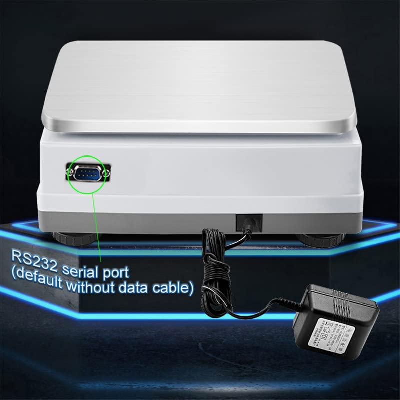 Hochice High Precision Lab Gram Counting Scale Scientific Analytical Laboratory Balance Digital Electronic Scale Jewelry Scales 1000gx0.01g Accurate with RS232 Port