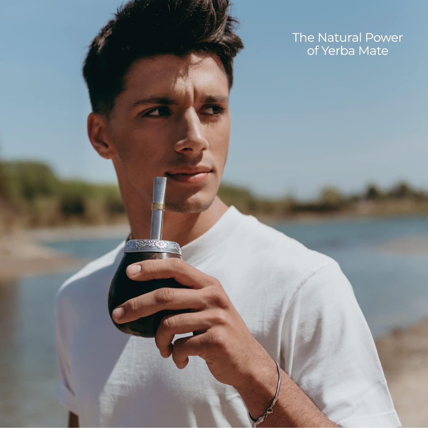 BALIBETOV Yerba Mate Gourd Set (Original Natural Handmade Yerba Mate Cup Argentina) - Includes Mate Tea Cup, Bombilla (Mate Straw) and Clean Brush - Classic Mate Cup and Bombilla (Dark Brown)