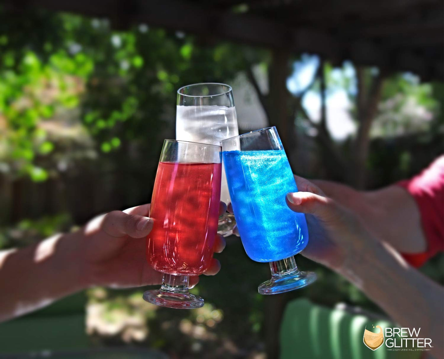 Sky Blue BREW GLITTER Edible Glitter For Drinks, Cocktails, Beer, Garnish Glitter & Beverages | KOSHER & HALAL Certified | 100% Edible & Food Grade | Vegan, Gluten, Nut Free (25g, Sky Blue)