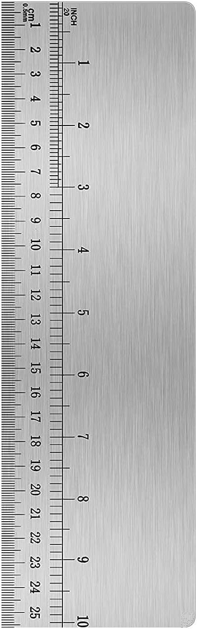10inch Metal Cake Scraper,Stainless Steel Cake Edge Smoother for Buttercream, Cake Decorating Comb