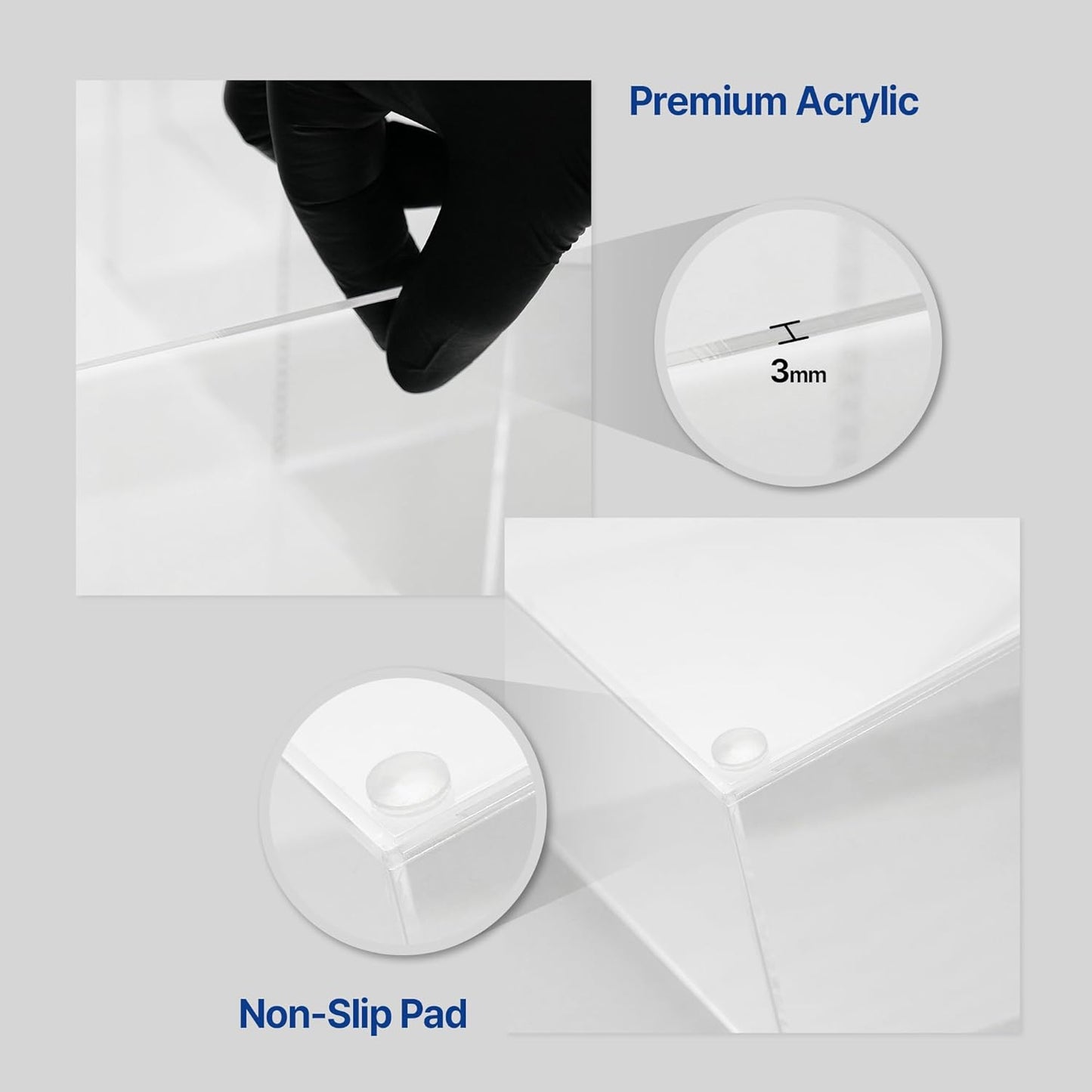 Acrylic Coffee Bar Station – Snack Tea Organizer & Storage Holder for Office Coffee Table – Perfect Countertop Setup for Syrup, Creamer, and Snack Accessories