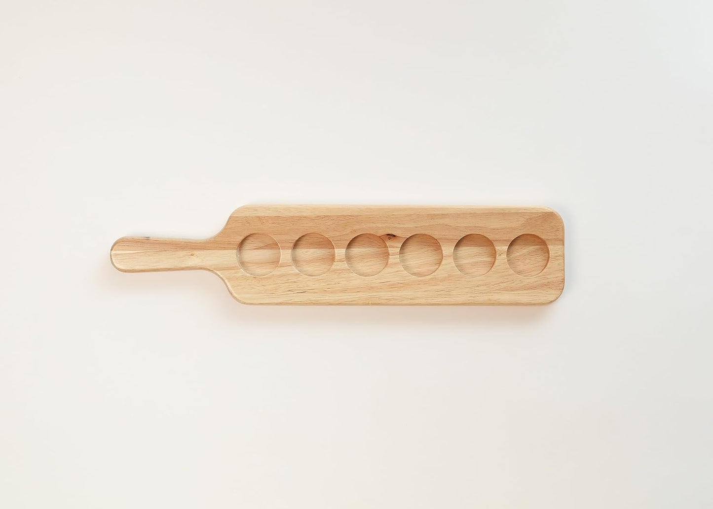 Saludi Colored Shot Glasses, 2oz (Set of 6) Multi-Color Glass with Wood Paddle - Luxury, Durable, Hand-Blown