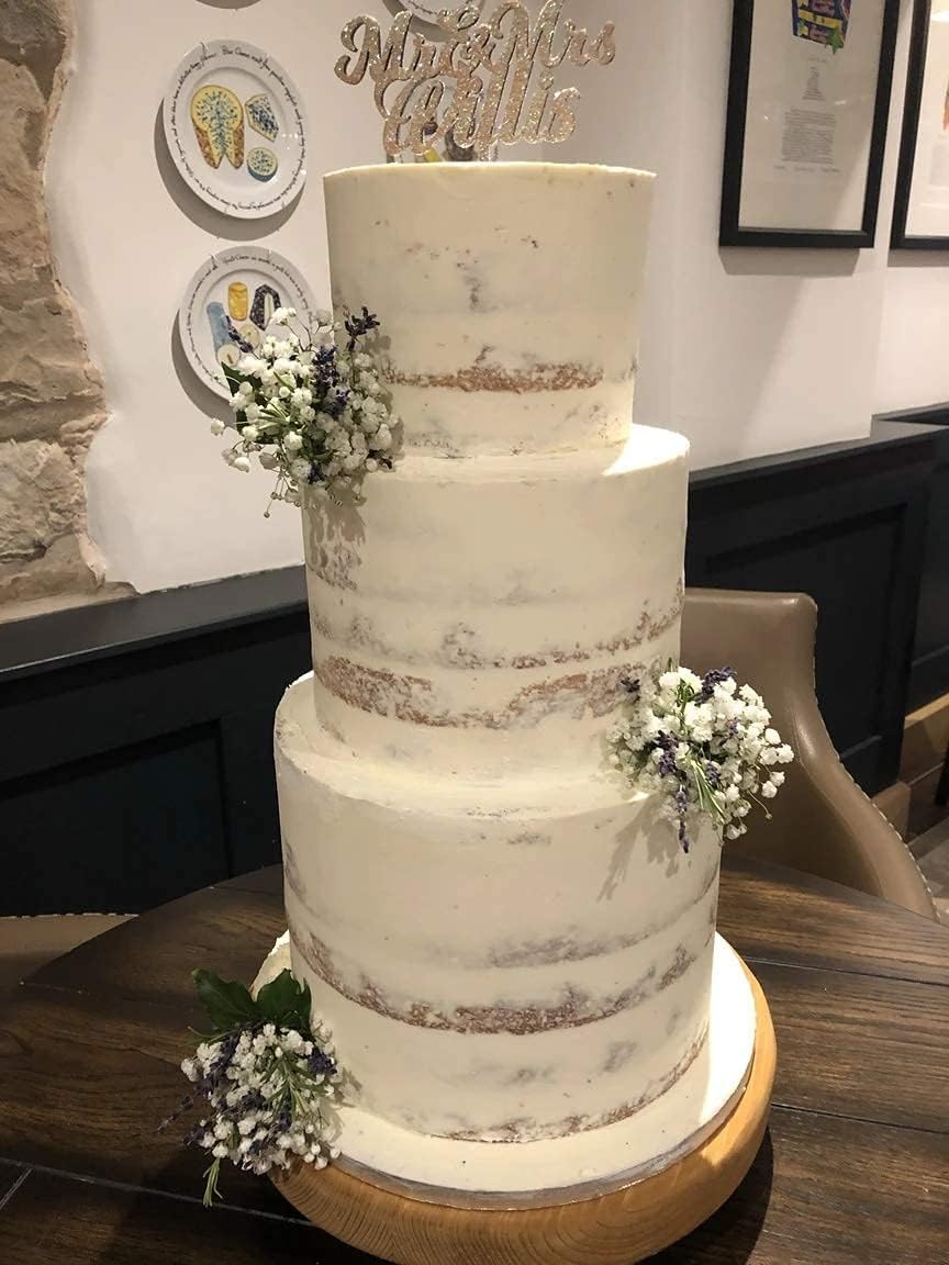 10inch Metal Cake Scraper,Stainless Steel Cake Edge Smoother for Buttercream, Cake Decorating Comb