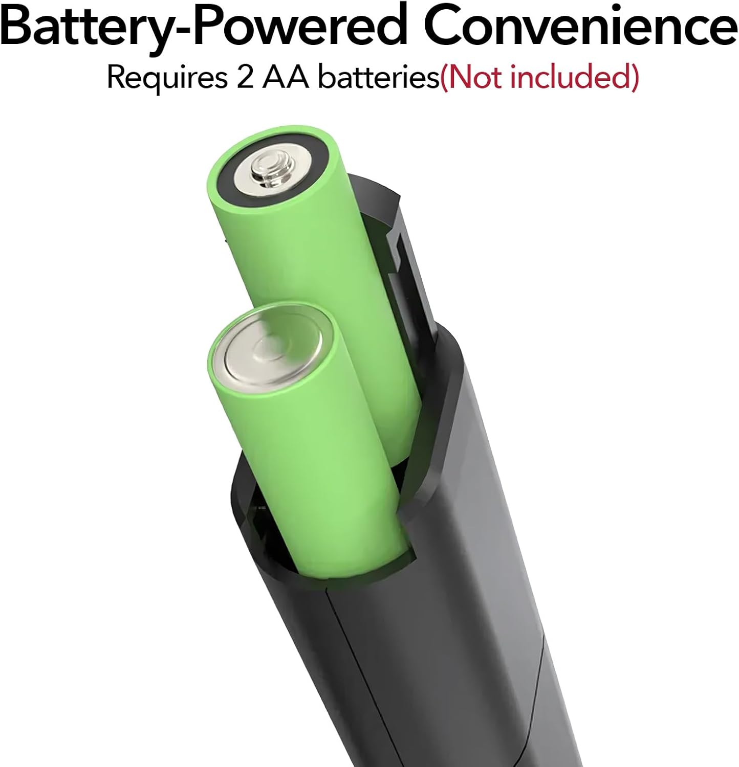 YARRAMATE Mini Powerful Milk Frother Wand, Fast Battery Operated Coffee Mixer, Handheld Drink stirrer, Electric whisk Foam Maker for Lattes, Cappuccino, Matcha, Hot Chocolate (Black)