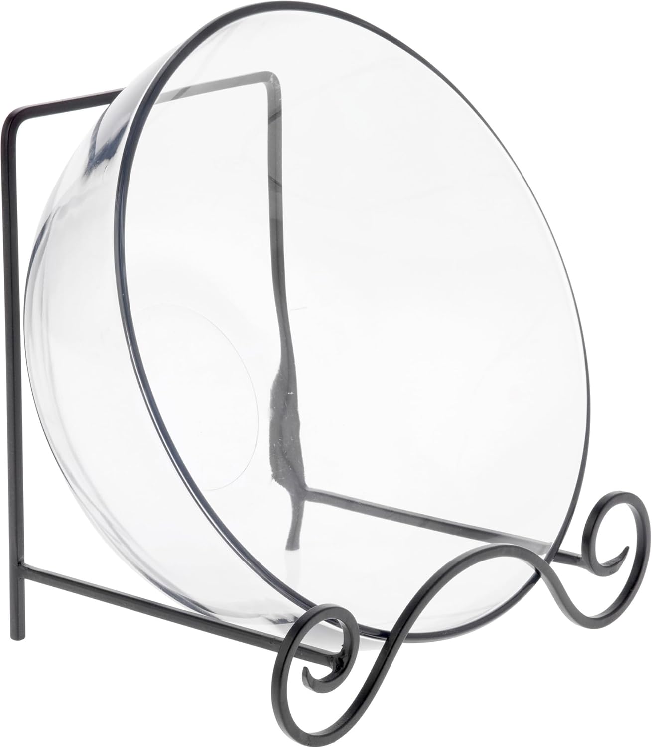 Bard's Wrought Iron Bowl or Deep Platter Stand, 9.375" H x 10.25" W x 7.625" D (For 12" - 16" Bowls or Deep Platters), Pack of 2