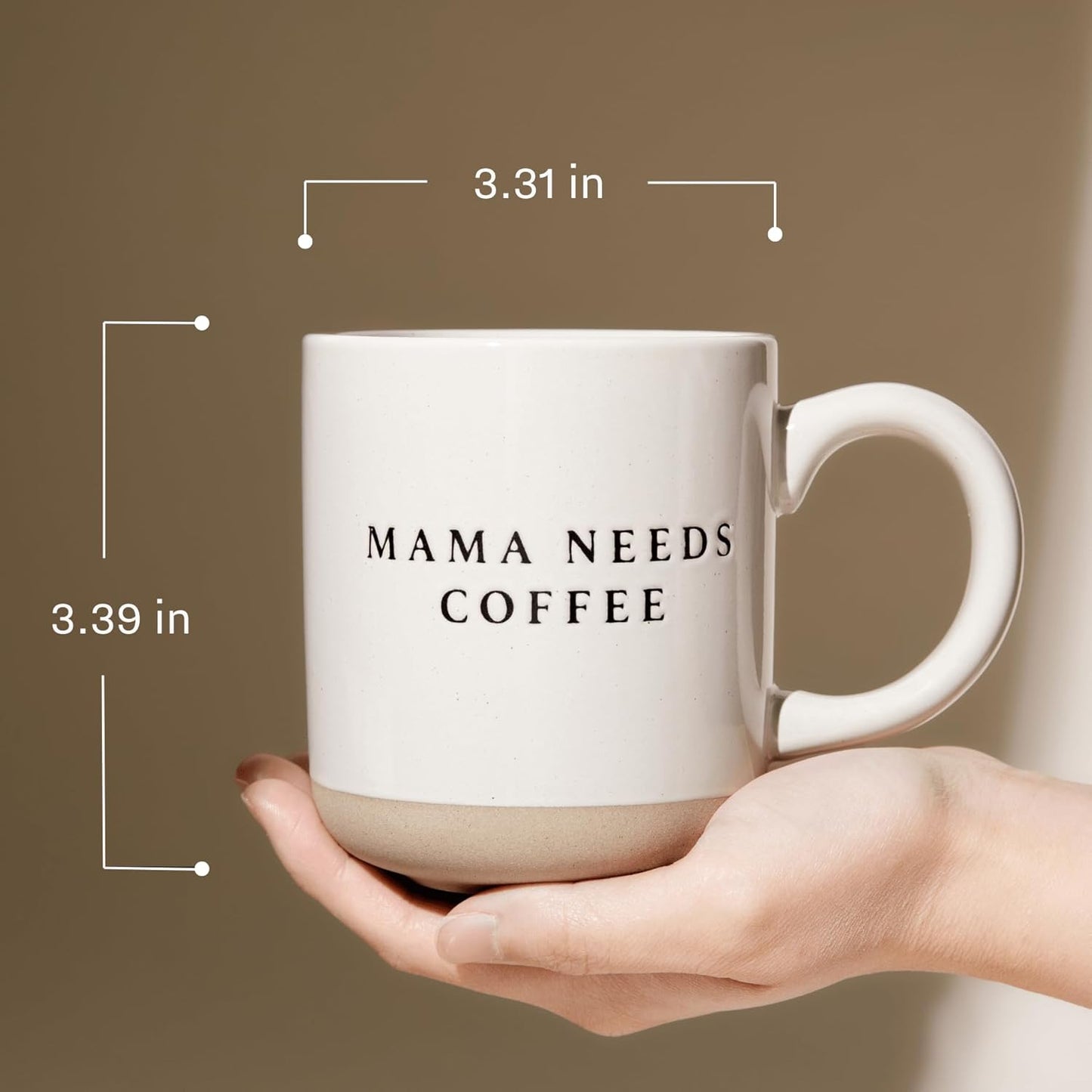 Sweet Water Decor Cross - Bottom Corner Stoneware Coffee Mugs - 14oz Cute Coffee Mugs for Hot & Cold Drinks - Dishwasher & Microwave Safe - Christian Gifts for Women and Men - Ideal Espresso Mugs