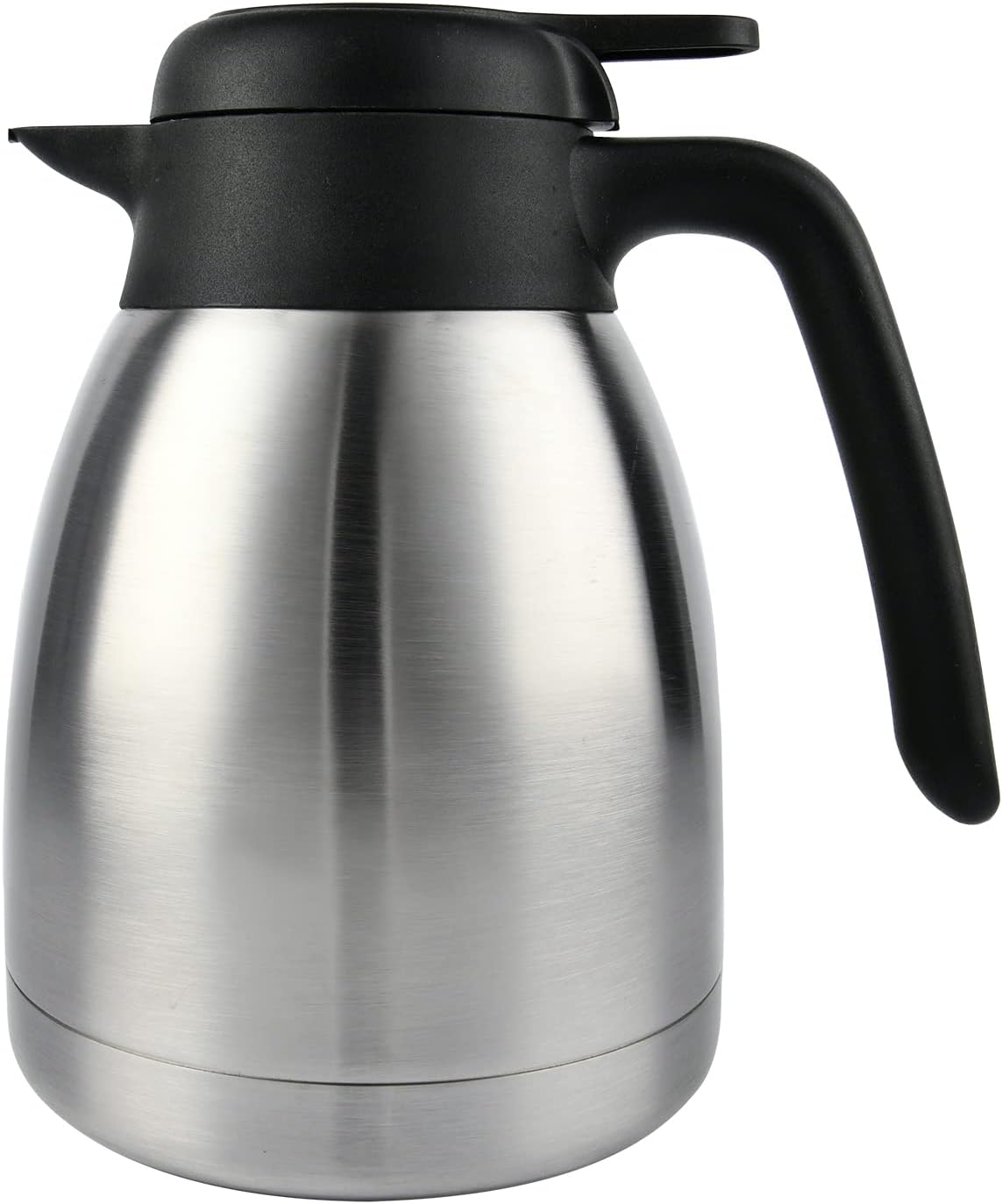 Heritage66 Stainless Steel Thermal Coffee Carafe Triple Layer Thermal Vacuum insulated 12 hours heat Retention/24 hours cold Retention/ 1 Liter Tea, Water, and Coffee Dispenser