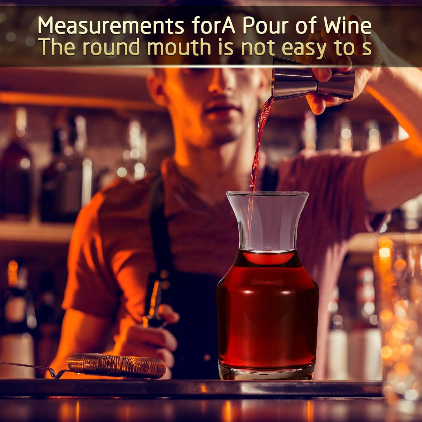 30 Pack Single Serving Wine Carafe Glass Small Mini Carafe Individual Wine Refill Decanter for Dinner Parties Tastings Bars Restaurants (6.5 oz)