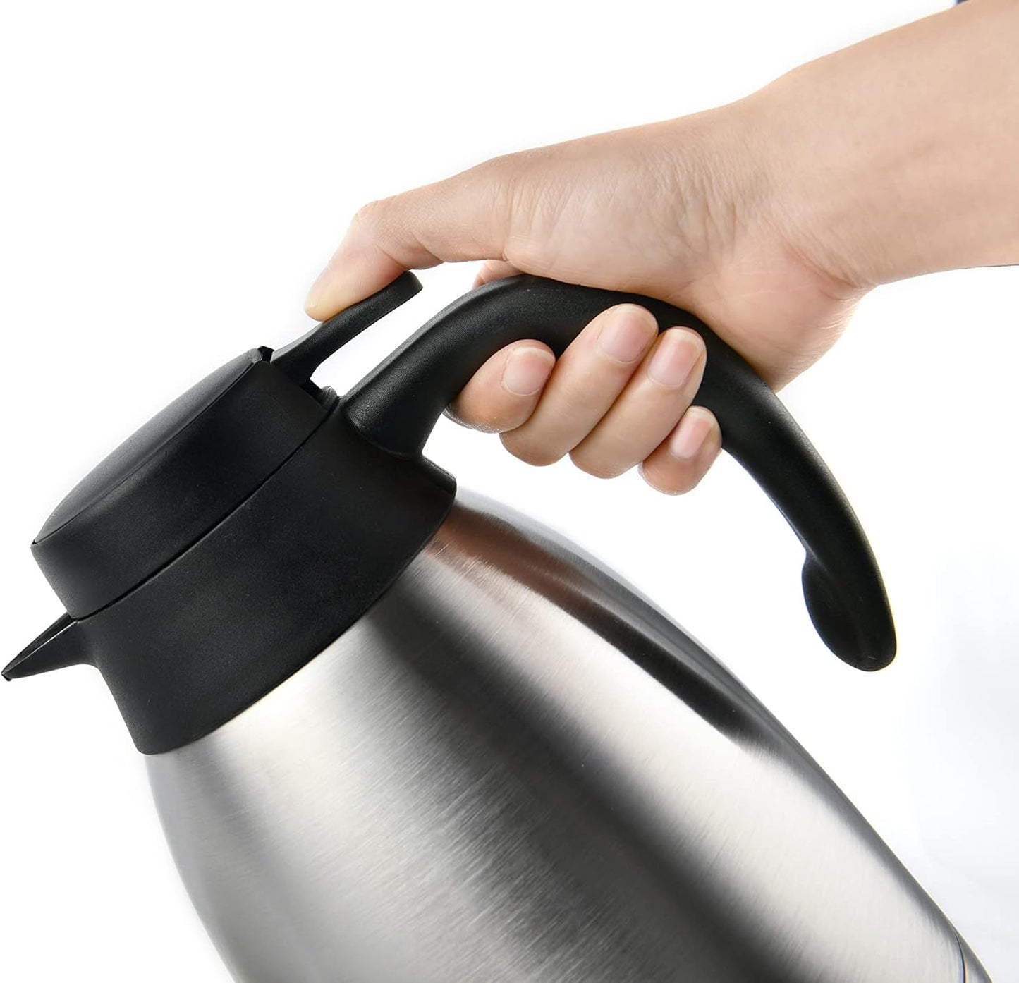 Heritage66 Thermal Coffee Carafe -Triple Wall Vacuum insulated Flask- keeping Beverages Hot for 12 hours /24 hours cold Tea, Water, and Coffee Dispenser (1.5 Liter/50 Oz)