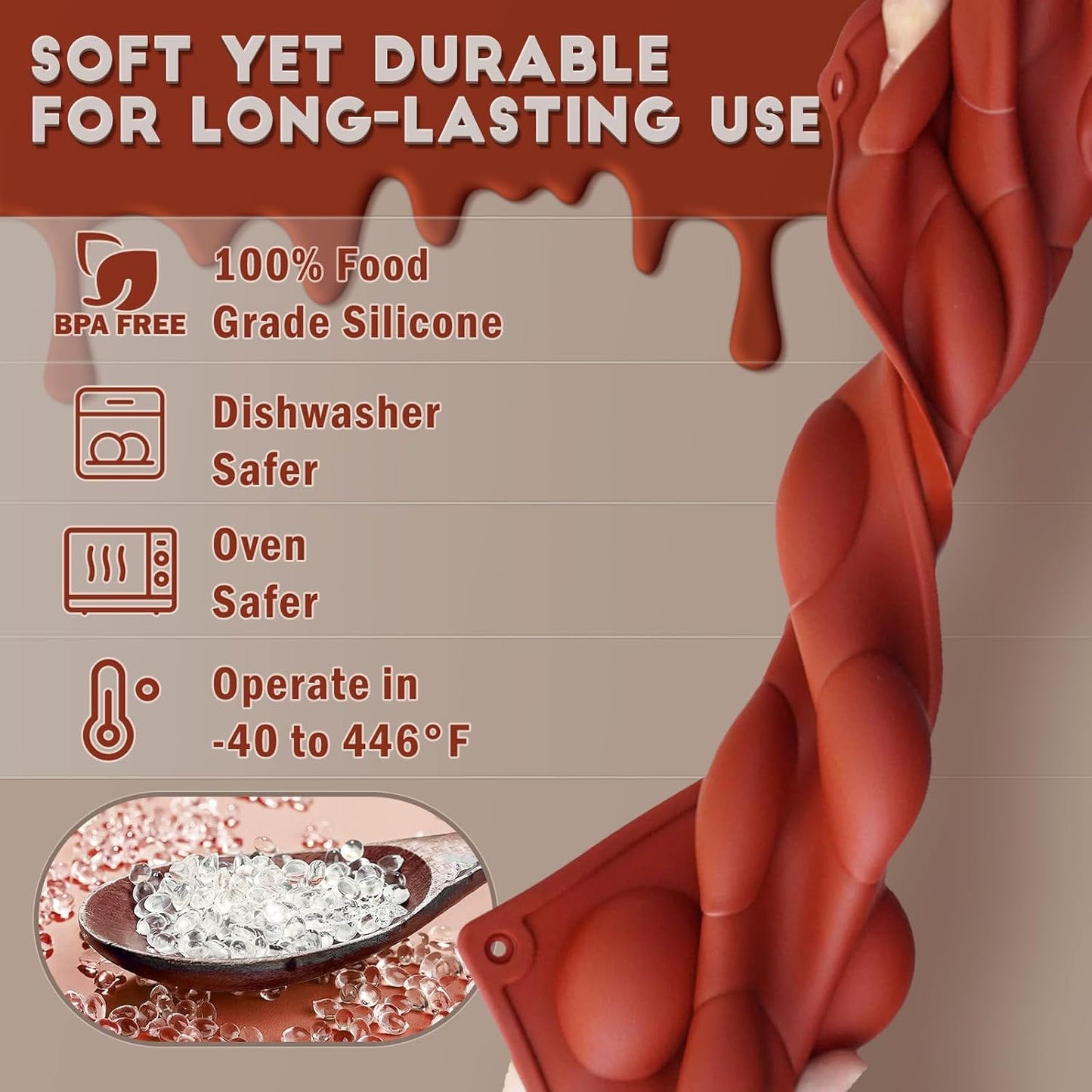 HKNMTT Silicone Semi-Sphere Molds 24 Cavities 2-Pack 1.2" for Chocolate Truffles Jelly Fat Bombs Gelatina, Small Baking Round Half Sphere Candy Moulds, Homemade Freeze Food Grade BPA Free Oven Safe