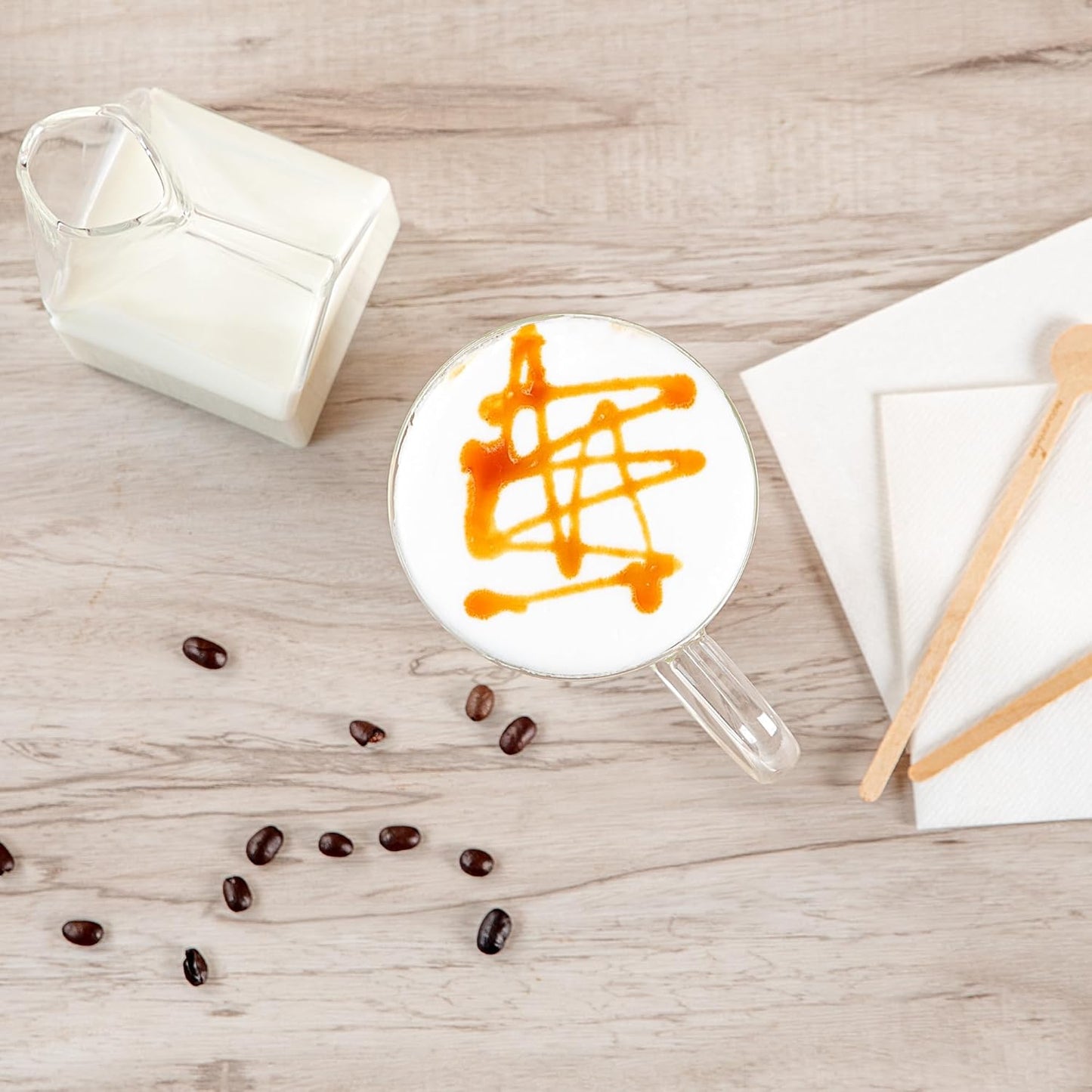 Restaurantware-Forma Professional 13.5 oz Double Wall Glass Mugs, 12 Insulated Coffee Mugs With Handle - Dishwashable, Reusable, Clear Glass Beverage Cups, Freezable, For Hot Or Cold Beverages