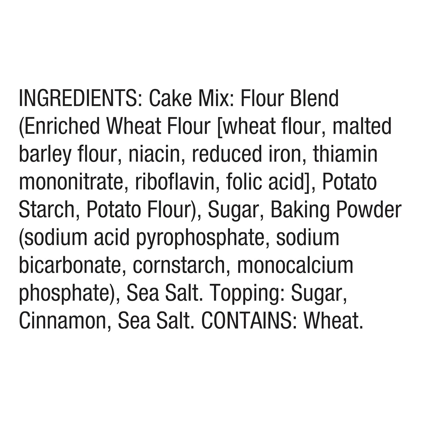 Bob's Red Mill Cinnamon Swirl Coffee Cake Baking Mix - 18.5 oz Bag (Pack of 4), Simple Clean Ingredients, Homemade Taste, Non-GMO