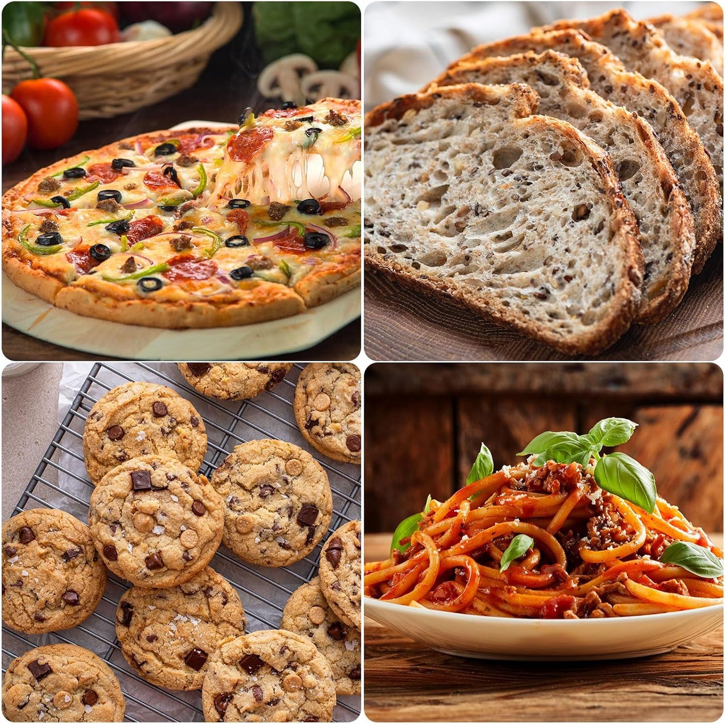 HARFINGTON 2pcs Silicone Rolling Pin 10" Stainless Silicone Surface Non-Stick Stainless Steel Inner Core Dough Roller Kitchen Roller for Baking Pastry Pizza Fondant Bread, Pink,Green