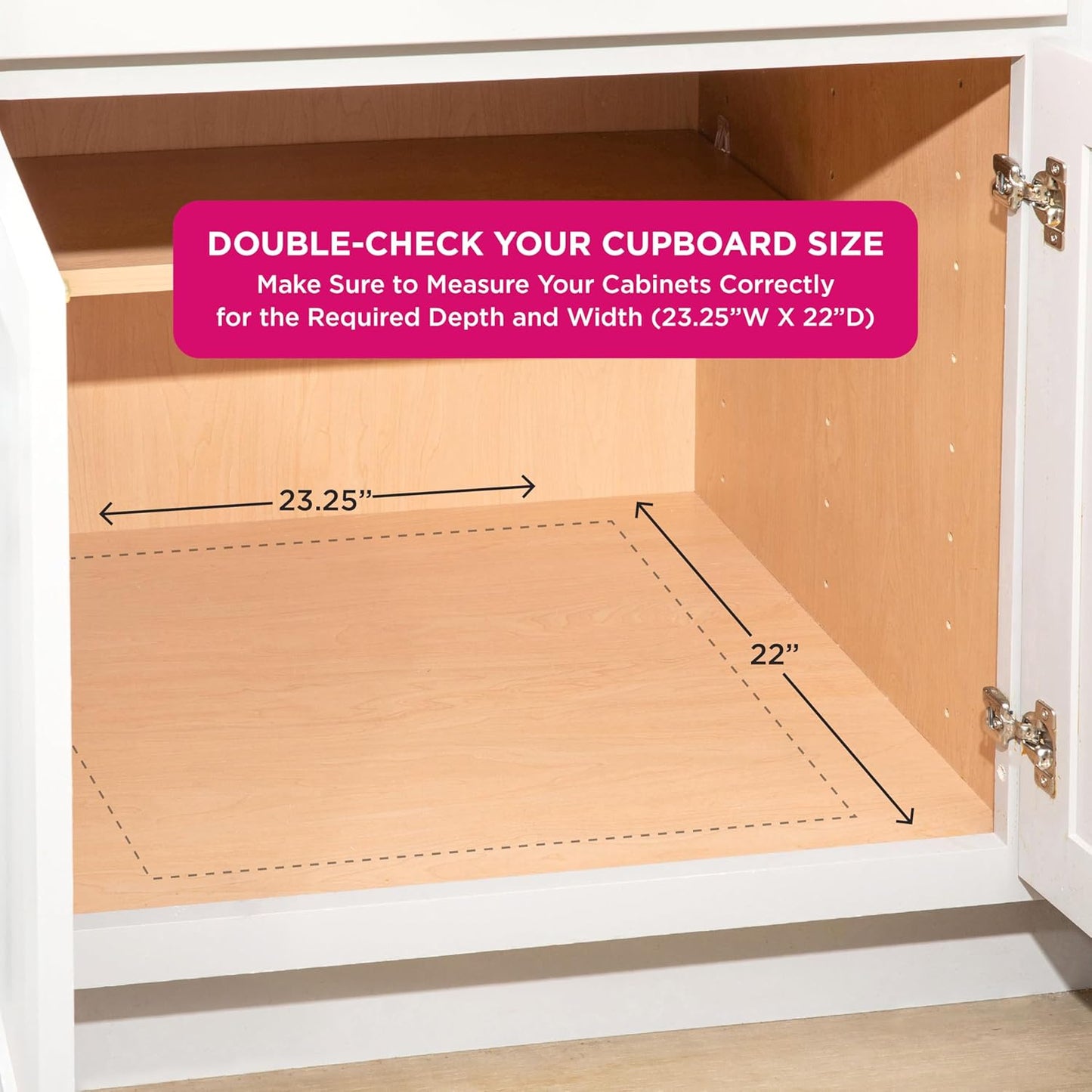 HOLDN’ STORAGE Heavy-Duty Premium Collection Pull Out Cabinet Organizer, Cabinet Drawer Slide Outs, Lifetime Limited Warranty - Basket Size 22" W x 21" D x 5" H, Anti-Rust Chrome Finish