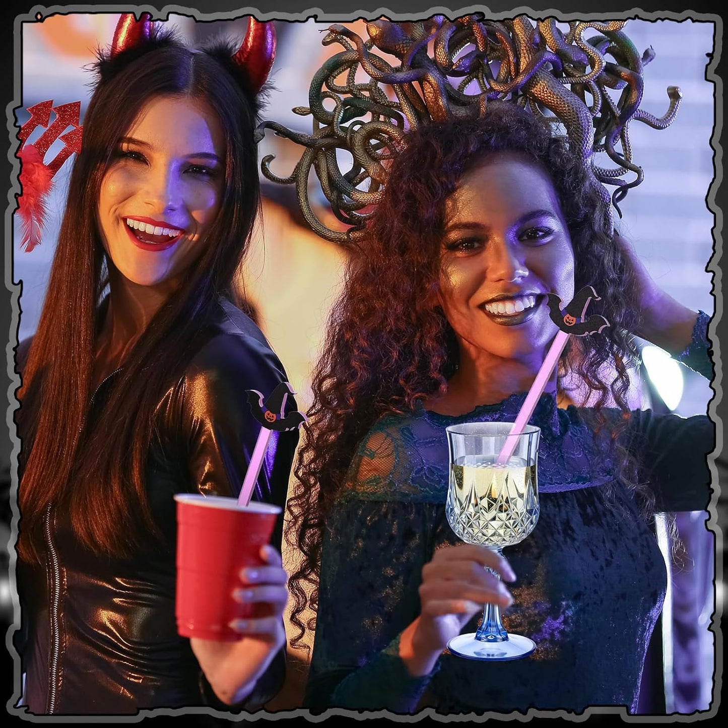 Remerry 18 Pcs Halloween Swizzle Sticks 6.7 Inches Halloween Reusable Stir Sticks Acrylic Drink Stirrers Witch Cocktail Coffee Stirrers Bulk for Coffee Bar Cocktail Milk Party Decor(Witch)