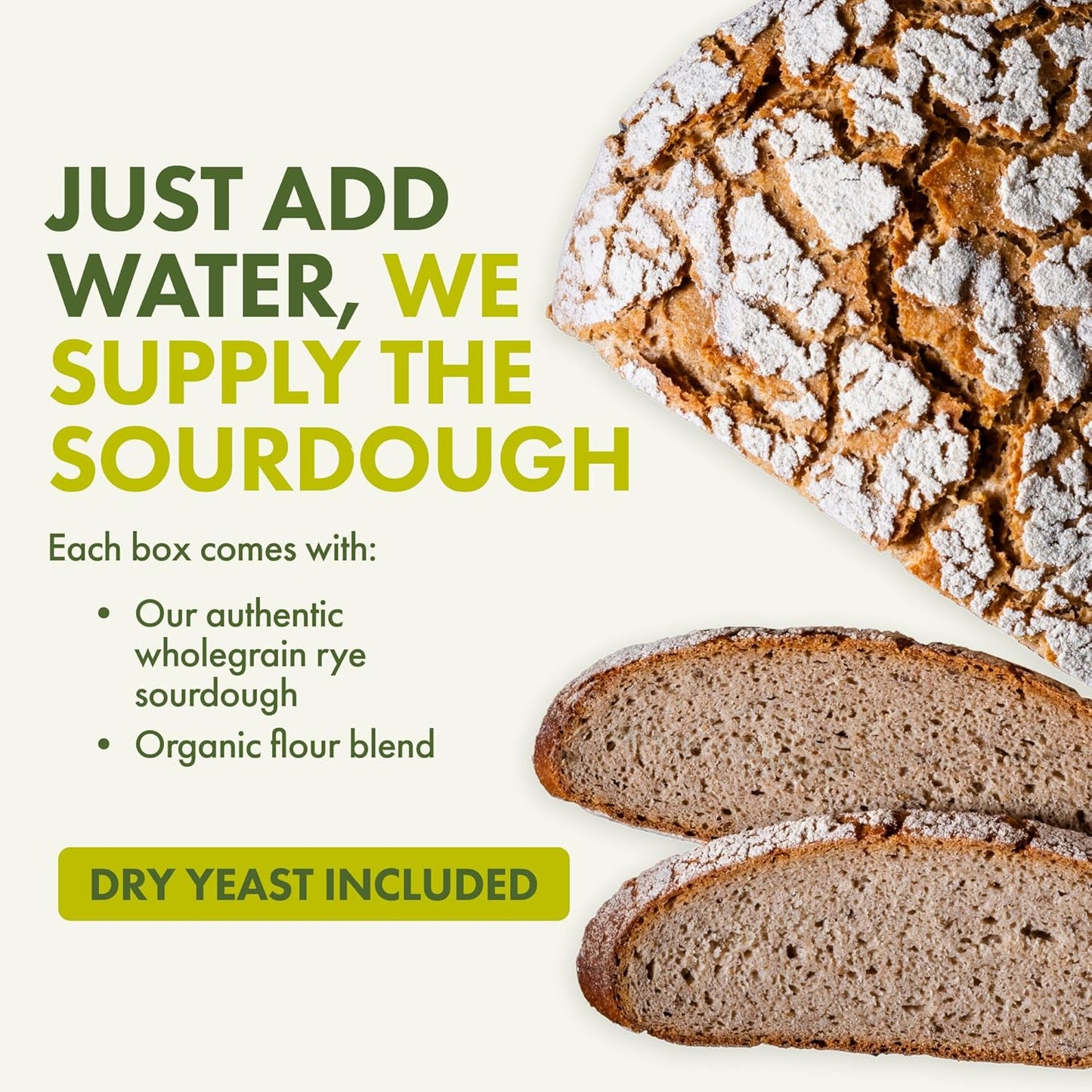 Let’s Bake Bread Organic Vienna Sourdough Rye Baking Mix - Artisan Loaf with Aromatic Spices - USDA Organic, Non-GMO, Real Sourdough, No Additives, Easy Home Baking - 17.64 oz (1 Pack)