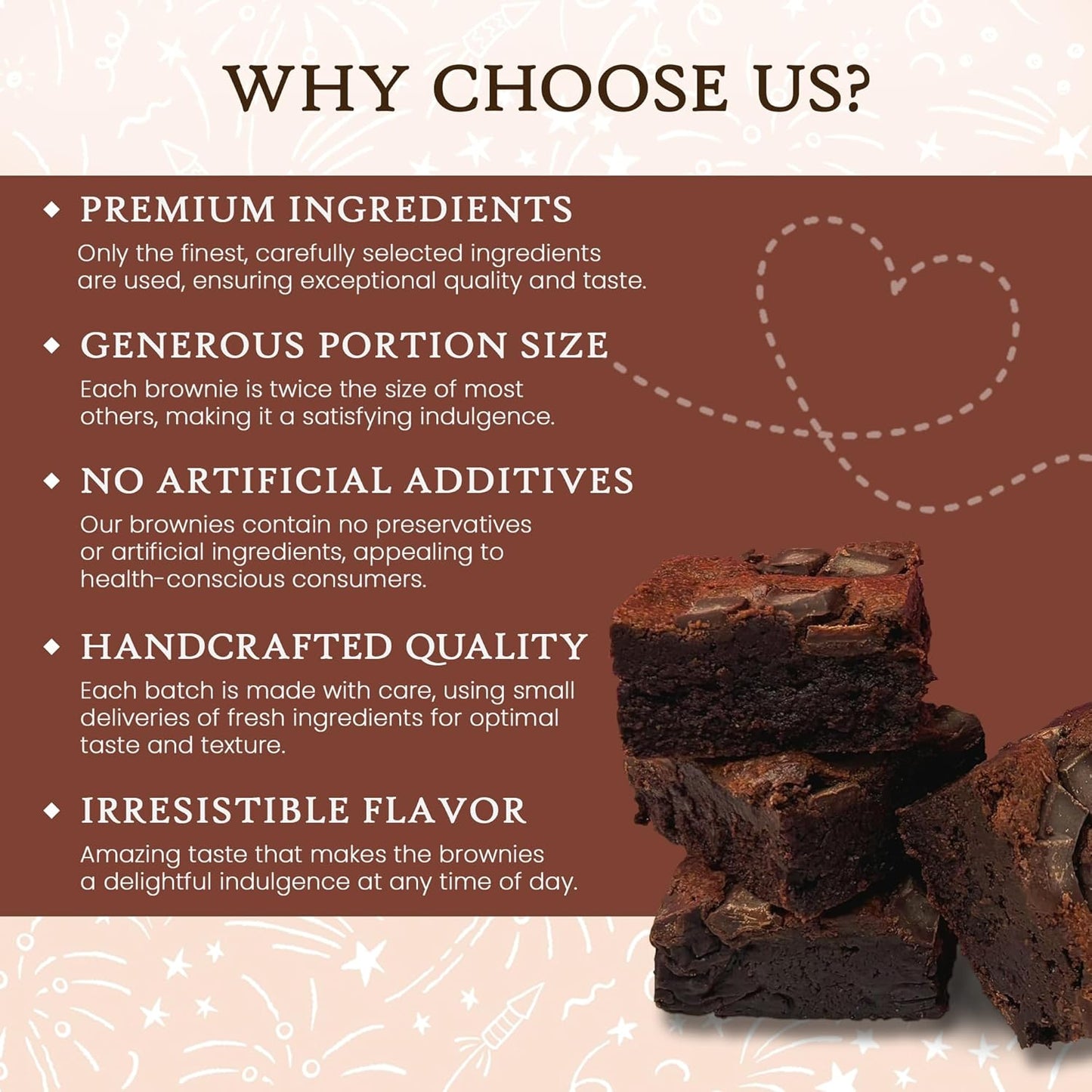 Ruth’s Chocolate Chunk Cake Style Brownies 2 Dozen – Gourmet Baked Treats | Delicious Gift with The Finest Ingredients | Guaranteed to Arrive Fresh