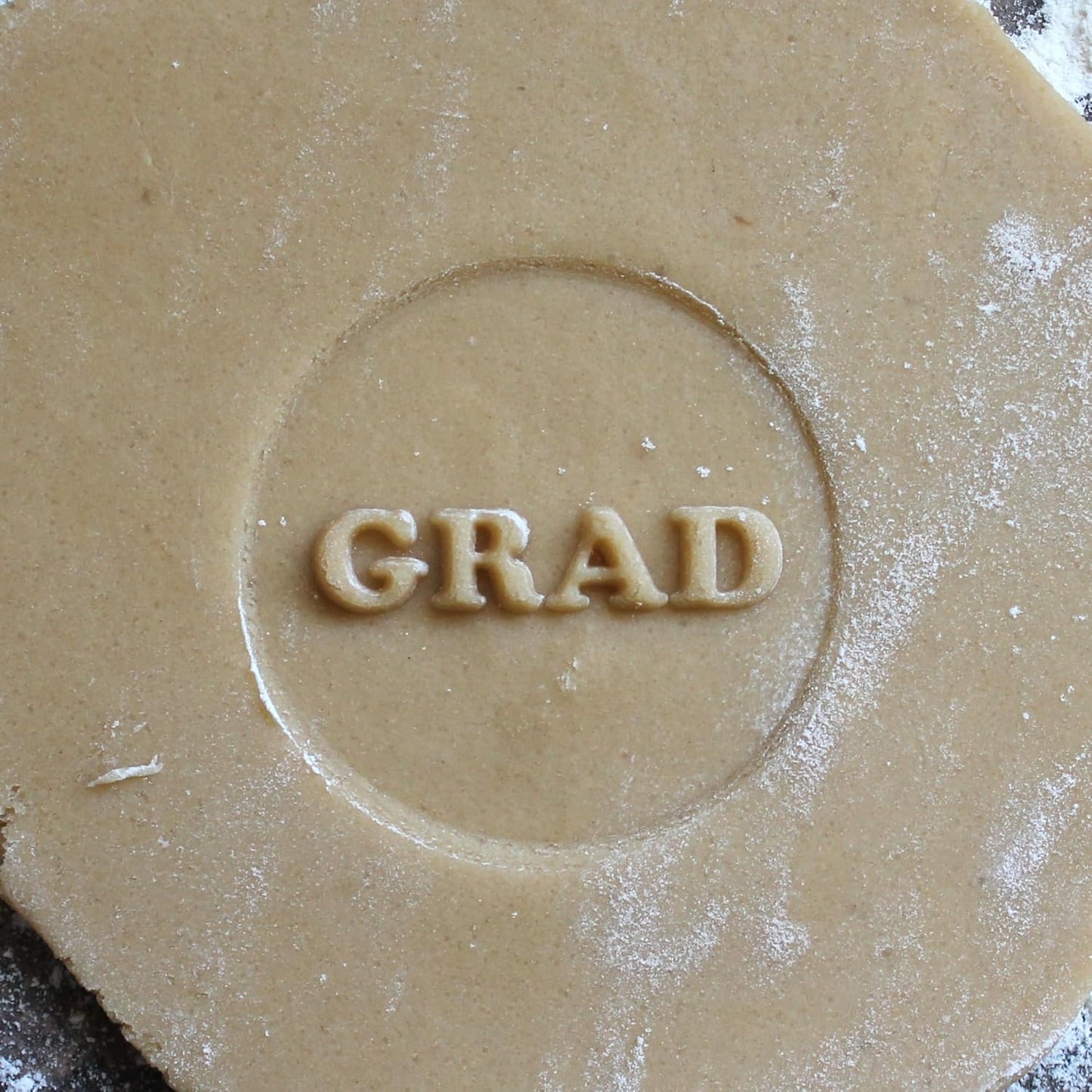 Wood Cookie Stamp, 2.5 Inch (GRAD CS-130)