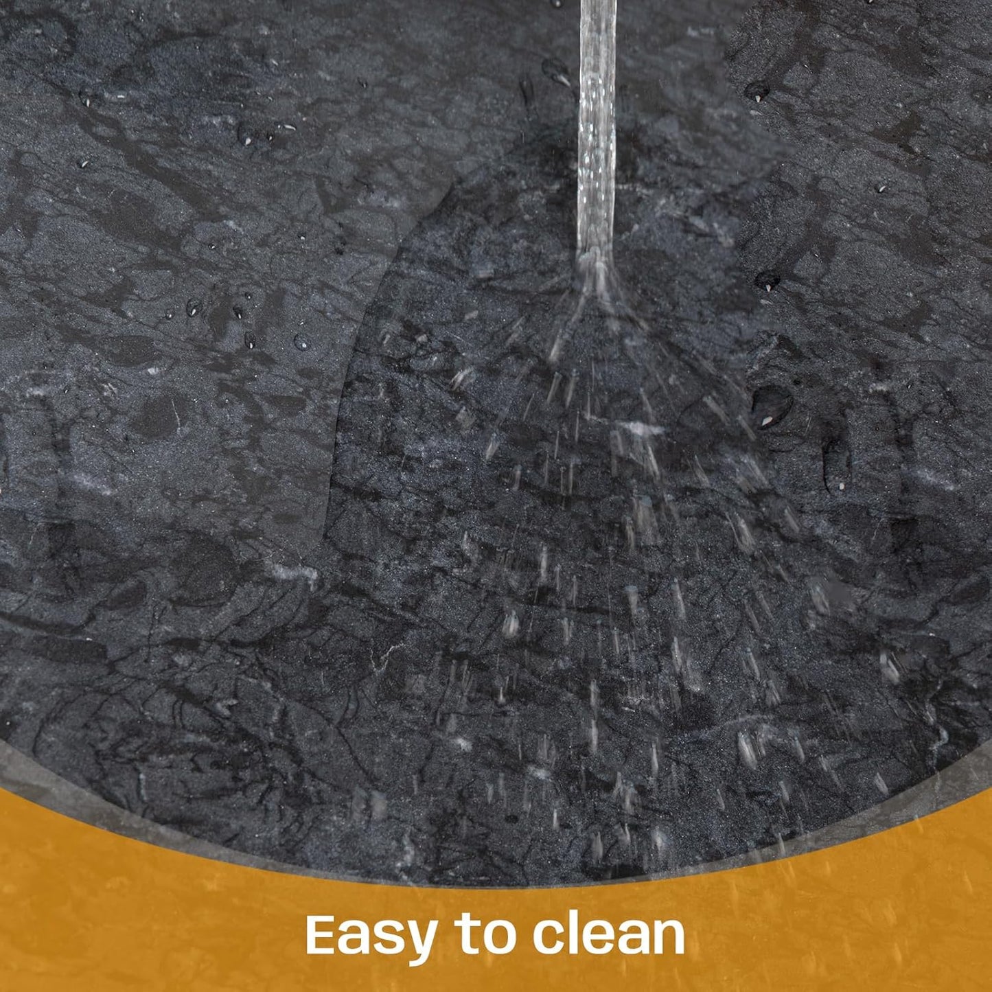 Black Marble Cutting Board, 12x16 Inch Marble Pastry Board With Non-Slip Feet For Cheese, Charcuterie, Dough, Chocolate, Dessert, Pack Of 1 Piece