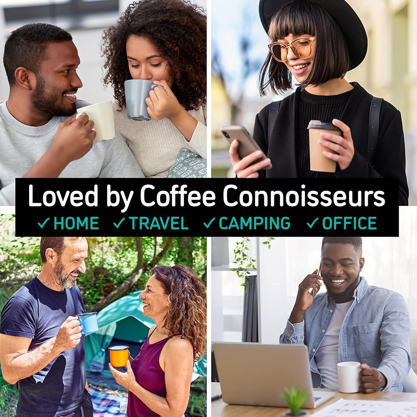 Coffee Gator French Press Coffee Maker 34oz, Double Insulated Stainless Steel Brewer plus Travel Jar Canister, Portable Hot Cold Brew Tea for Coffee Bar Accessories Kitchen Camping, Orange