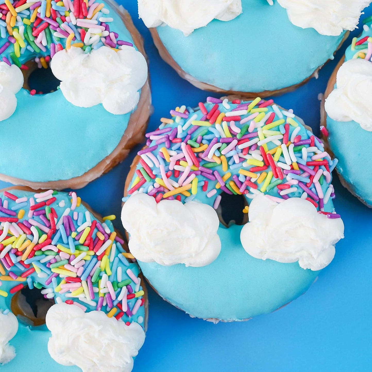 Sweets Indeed Sprinkles, Natural Rainbow Edible Sprinkle Mix, Perfect for Cake Decorations, Baking, Ice Cream, Cookies, Cupcake Topper, 3.95 ounces