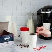 Crystalware Plastic Sip Stirrers 7 1/2 Inch 1000/box, Red