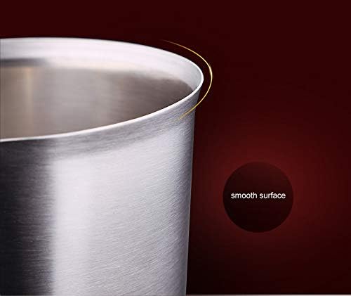 KSENDALO 16oz/2Cup SUS304 Stainless Steel Measuring Cup - Precision Engraved Markings for Liquid, Coffee, Milk & Espresso - 500mL Kitchen Mixing Pitcher, Canister & Container for Baking & Frothing