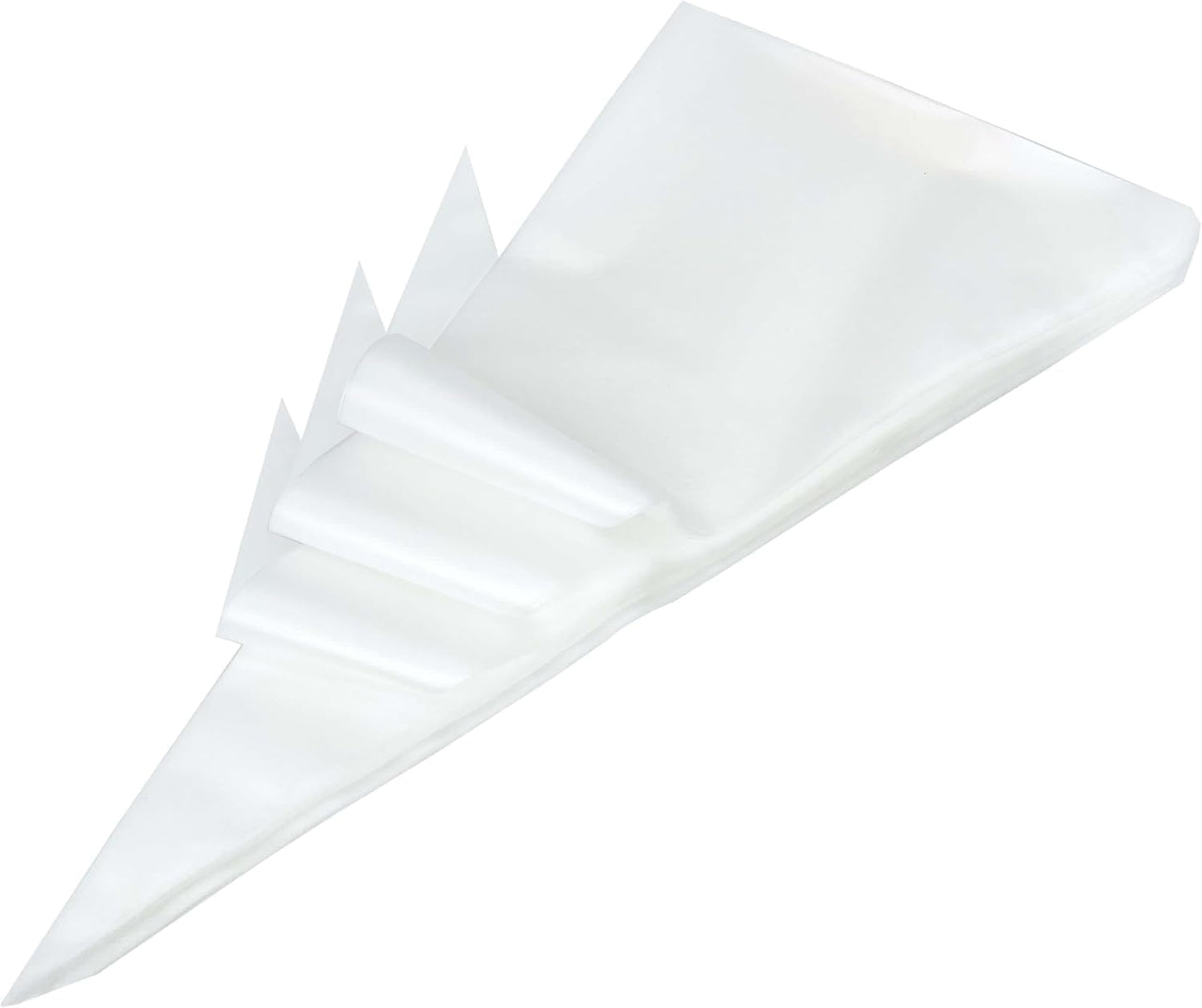 Extra Large Piping Bags 24 Inch, HOMIOVE 50 Pack Long Big Disposable Pastry Bags Thick Anti-Burst Tipless Cake Decorating Bags for Decorating Cupcakes Cakes Cookies