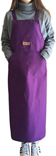 Artist apron/Long apron - Violet