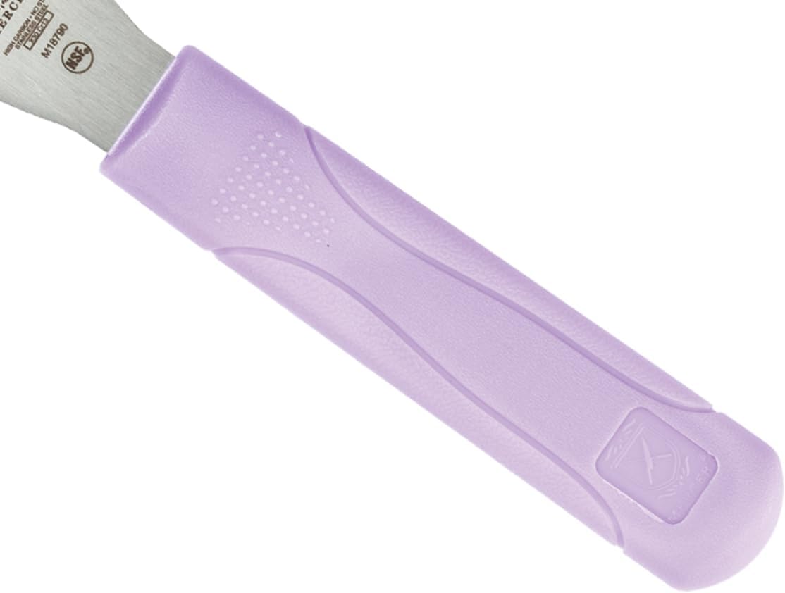 Mercer Culinary Millennia Plain Edge Spreader, 3.5 Inch Blade, Purple Handle