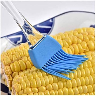 7" Silicone Basting Pastry Brush - Perfect for Oil Butter Spread, Marinades, Baste, BBQ, Grill, Cooking - BPA Free, Food Grade Material, Dishwasher Safe (3, 7 Inches)