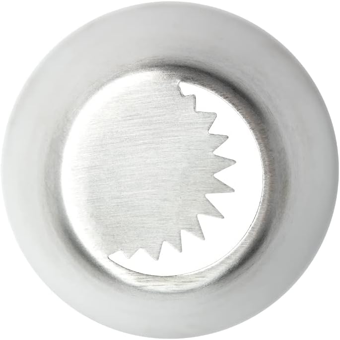 Restaurantware-Russian Piping Tip, 1 Petal Cake Decor Piping Tip - #46, Corrosion-Resistant, Stainless Steel Decorating Tip For Frosting, Dishwashable, Decorate Cupcakes, Cakes, or Cookies