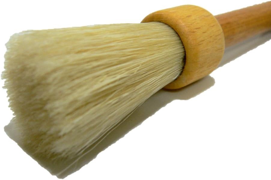 Valentino Garemi Pastry Brush – Traditional & Classic Design – Genuine Wood & Boar Hair for Kitchen Cooking Backing Loaf Cake Doughnut Pie Strudel Tarts – Made in Germany