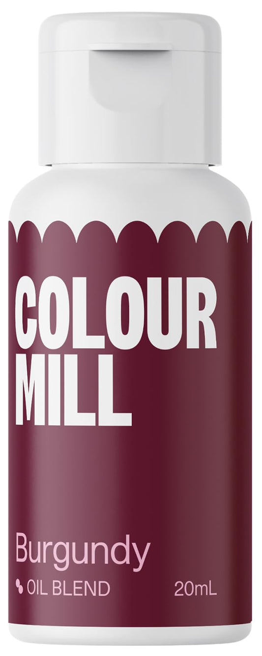 Colour Mill Oil-Based Food Coloring, 20 Milliliters Burgundy