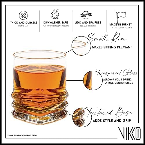 Vikko Shot Glasses, 2.75 Ounce Shot Glass Set of 12 Small Liquor and Spirit Glasses, Durable Tequila Shot Glasses For Alcohol and Espresso Shots