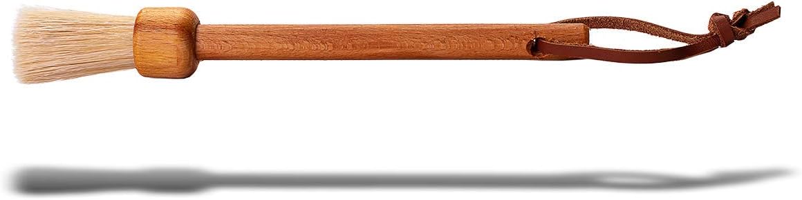 Valentino Garemi Pastry Brush – Traditional & Classic Design – Genuine Wood & Boar Hair for Kitchen Cooking Backing Loaf Cake Doughnut Pie Strudel Tarts – Made in Germany