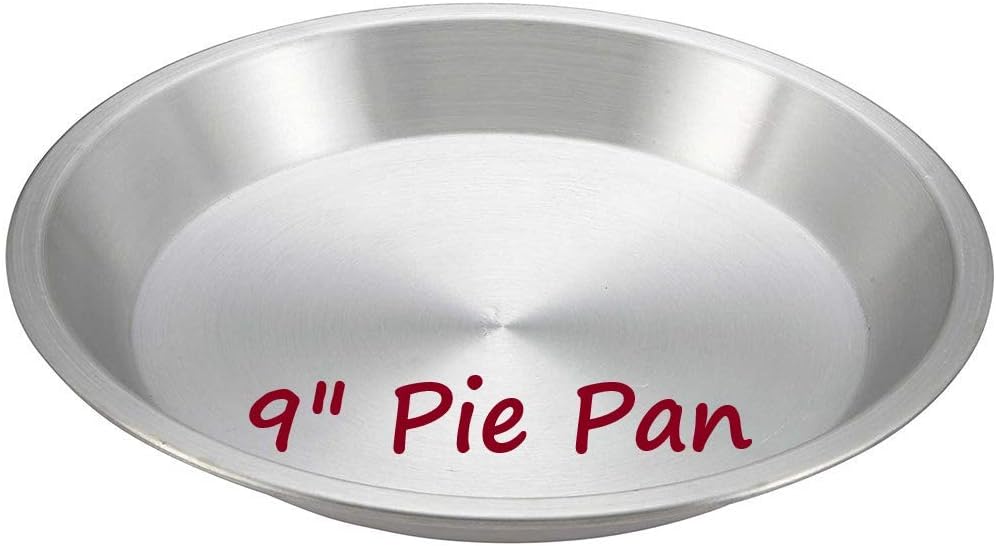 AME D'ESSENCE (1PC-9") Aluminum Pie Pan Commercial Grade Round Pie Plate Size 9" x 1mm Thick