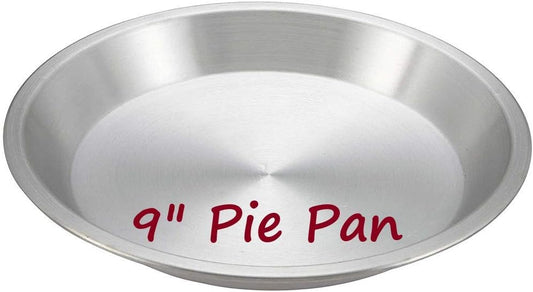 AME D'ESSENCE (1PC-9") Aluminum Pie Pan Commercial Grade Round Pie Plate Size 9" x 1mm Thick