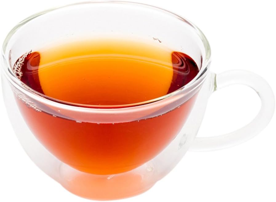 Restaurantware Forma 6 Ounce Clear Coffee Cups 10 Double Wall Transparent Coffee Mugs - Built-In Handle Does Not Chip Clear Glass Tea Cups Rolled Rim Microwavable