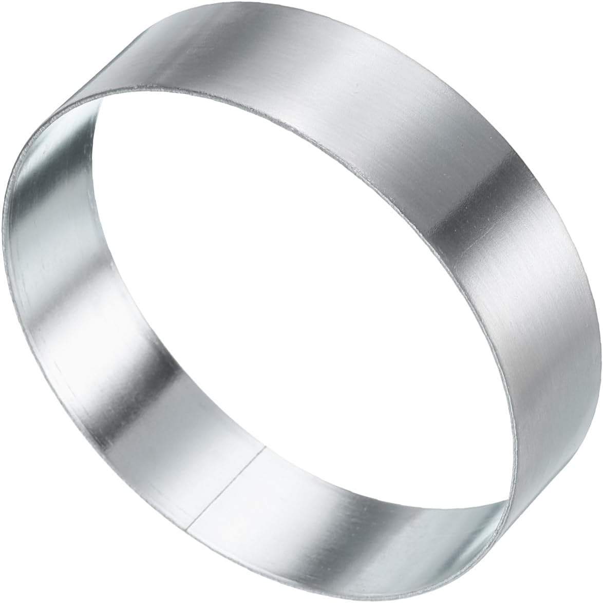 HARFINGTON Round Cake Ring 2.76 x 1 Inch Seamless Stainless Steel Pastry Mousse Dessert Ring Mirror Coating for Baking Cooking English Muffins Crumpet Making Tool