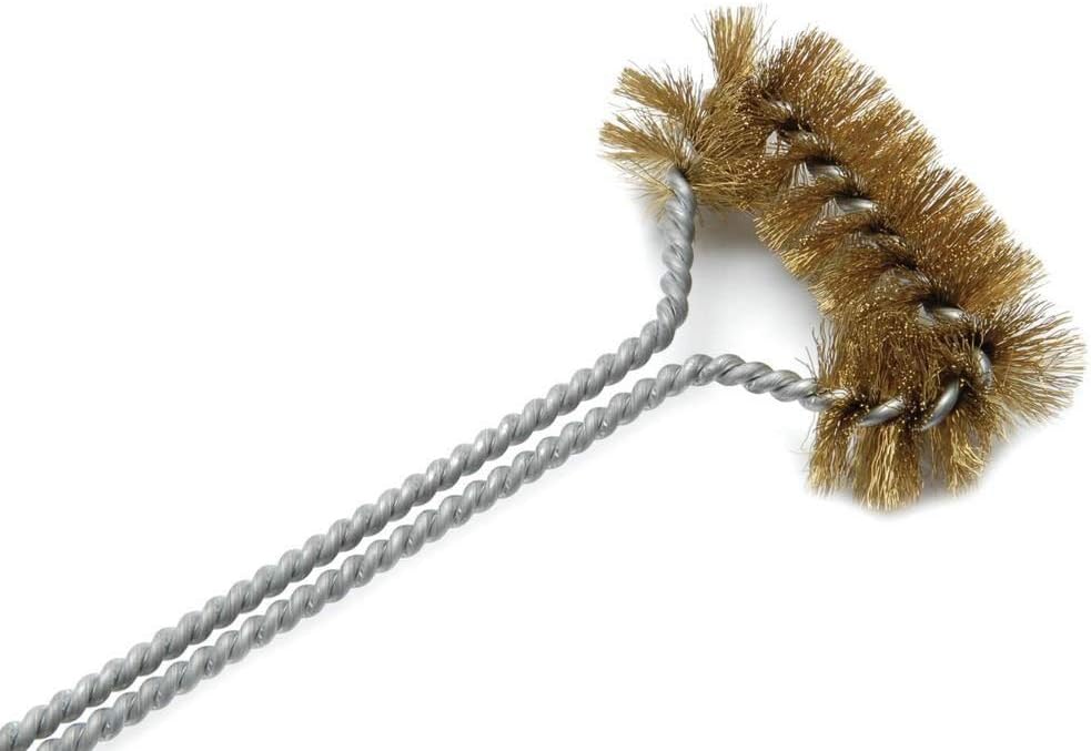 Deep Fryer Basket Cleaning Brush, Brass Bristle, Removes Grime for Diners & Restaurants Deep Fryers, Up to 750F High Heat Resistant Rustproof, High Tensile Fryer Cleaning Brush by FryOilSaver Co. B51C