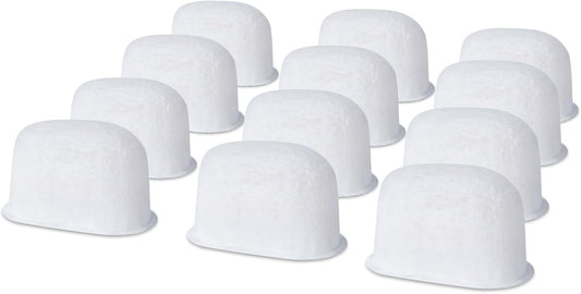 12 Pack Replacement Water Filters Compatible with Breville BWF100 with Ion Exchange Resin inside