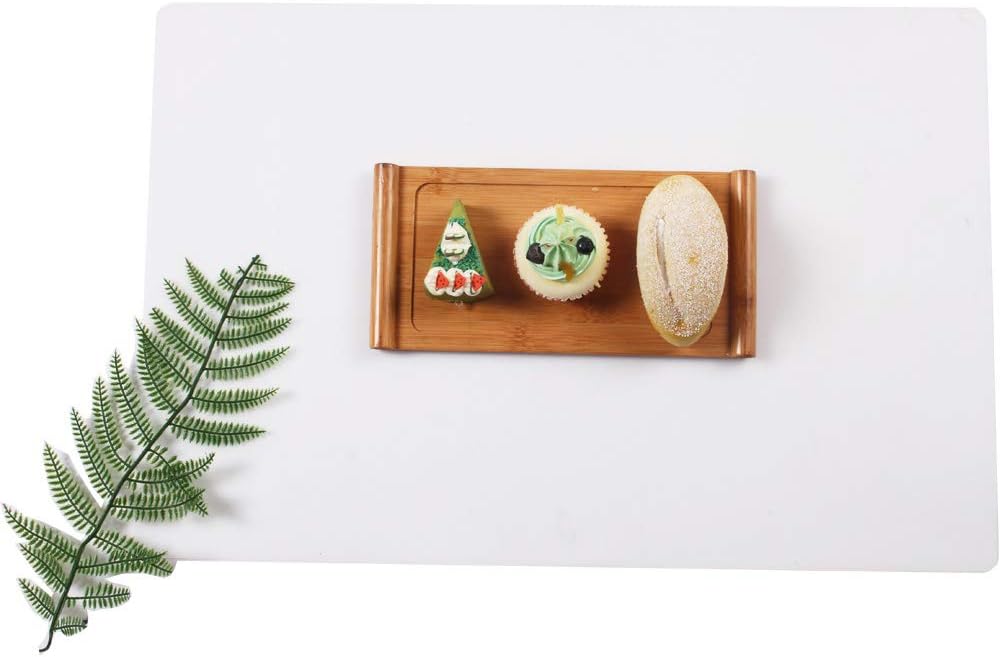 Extra Large Mulitpurpose Silicone Placemat,Countertop Protector, Kitchen Counter Mat, Table Mat, Heat Resistant, Washable, Non Slip (27.6x19.6 inch, Translucent-1pcs)