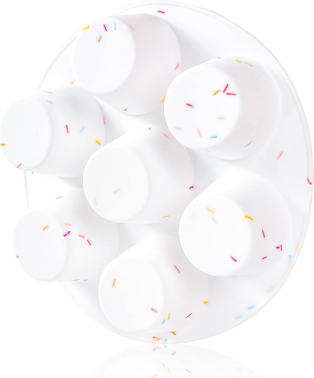 Silicone Egg Bite Molds Air Fryer Muffin Pan for Baking Non-Stick Silicone Egg Molds 7 Cups Air Fryer Cupcake Mold for Mini Muffins, Tart, Mini Cupcake BPA Free