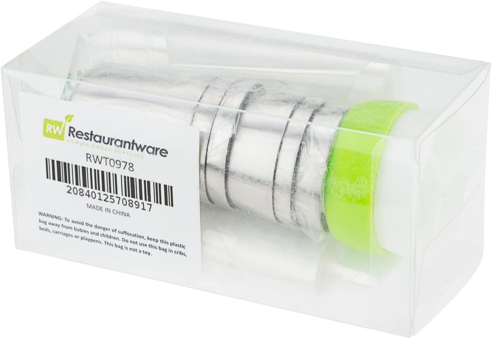 Restaurantware Pastry Tek Russian Piping Tips Set 17 Piece Durable Cake Decorating Kit - 6 Piping Tips 10 Piping Bags Stainless Steel Piping Bags And Tips Set 1 Tri-Color Coupler