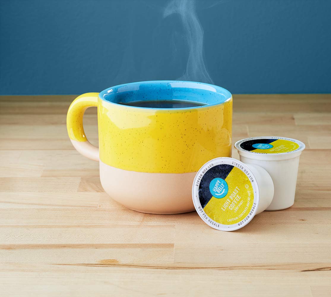 Happy Belly Light Roast Coffee, Single Serve Cups, 100 Count