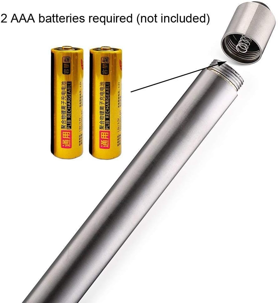 Milk Frother Handheld Electric Milk Foamer Portable Mini Mixer Machine Stainless Steel Touch Handheld Espresso Mixer Battery Operated Frother Coffee Stirrer Maker for Hot Chocolate Coffee