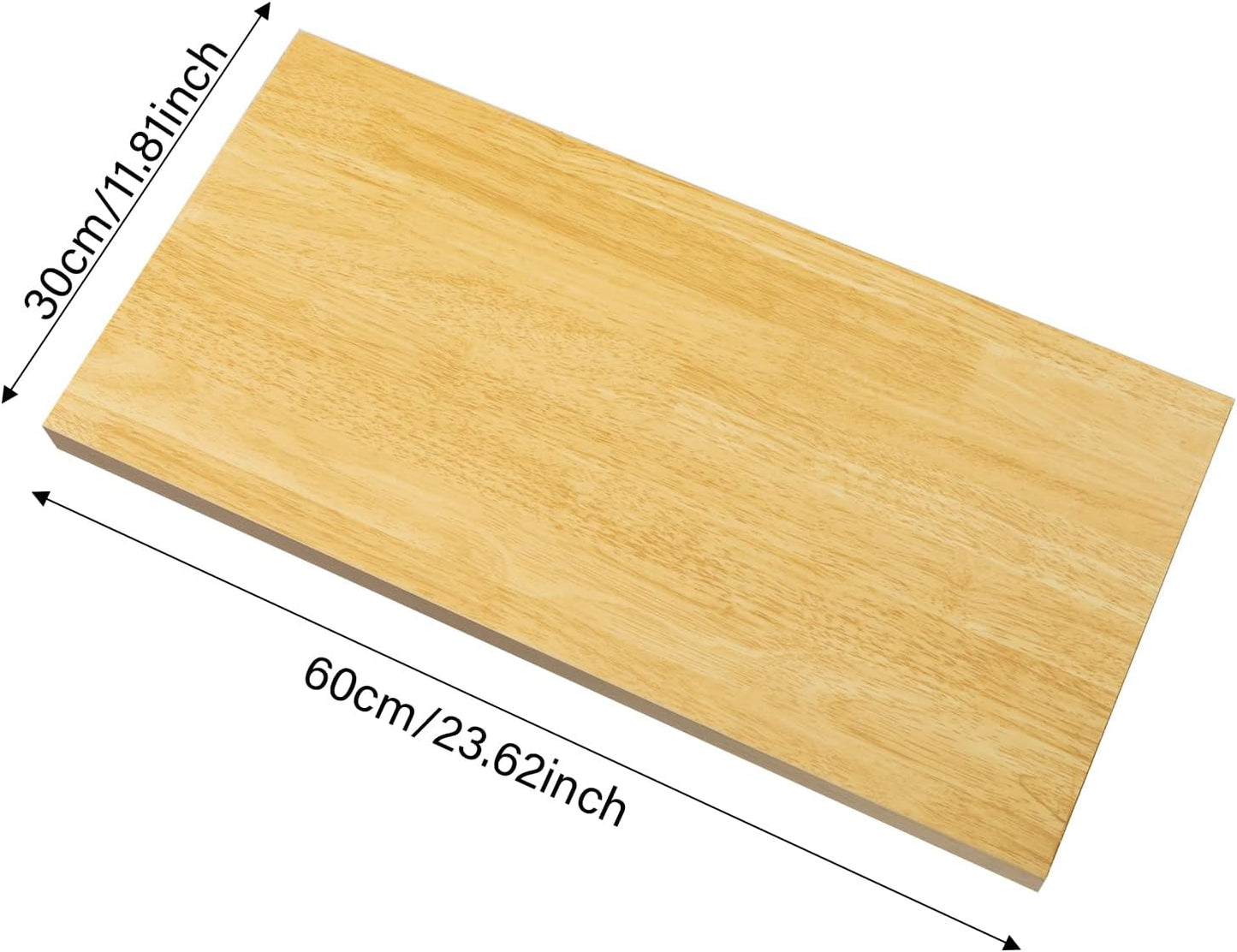 Butcher Block Countertop | 24x12in Wood Board Countertop | DIY Washer Dryer/Island/Kitchen countertop | Counter top Cutting Board | 1102lbs Load Capacity | Wood Color | NO Base Legs